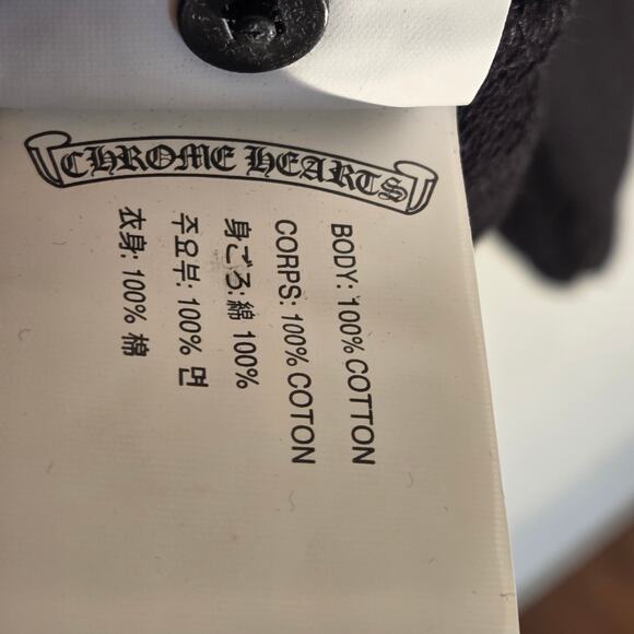 Chrome Hearts Black & Grey Large Men's Sweatshirt - Picture 9 of 9